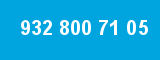 932 800 71 05 932 800 71 05